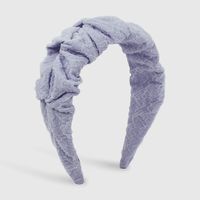 Einfacher Stil Einfarbig Künstliche Edelsteine Tuch Falten Haarband 1 Stück sku image 4