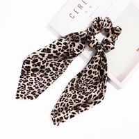 Women's Vintage Style Simple Style Roman Style Leopard Cloth Hair Tie sku image 1