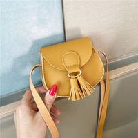 Women's Mini Pu Leather Solid Color Fashion Round Magnetic Buckle Crossbody Bag main image 5