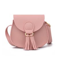 Women's Mini Pu Leather Solid Color Fashion Round Magnetic Buckle Crossbody Bag main image 4