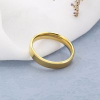 Fashion Solid Color Stainless Steel Polishing Rings 1 Piece main image 4