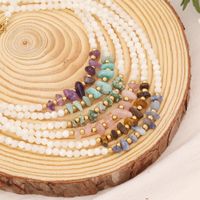 Beach Geometric Stainless Steel Natural Stone Shell Beaded Necklace 1 Piece main image 9
