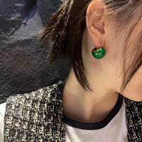 Retro Geometric Metal Plating Women's Earrings 1 Pair sku image 2