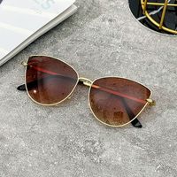 Fashion Semicircle Pc Cat Eye Full Frame Women's Sunglasses sku image 3