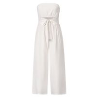 Women's Daily Tea Party Casual Basic Solid Color Ankle-Length Jumpsuits main image 2