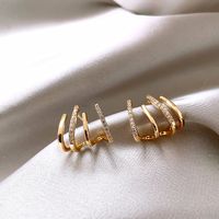 Sweet Square Heart Shape Bow Knot Imitation Pearl Alloy Rhinestone Inlay Opal Women's Earrings 1 Pair sku image 7