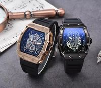 Fashion Geometric Buckle Quartz Men's Watches main image 6