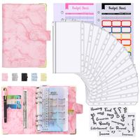 1 Set Solid Color School Pu Leather Paper Novelty Notebook sku image 2