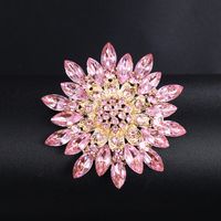 Estilo Coreano Flor Aleación Enchapado Diamantes De Imitación Mujeres Broches sku image 29