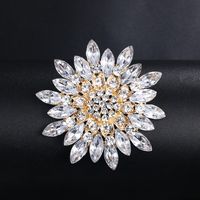 Estilo Coreano Flor Aleación Enchapado Diamantes De Imitación Mujeres Broches sku image 28