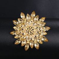 Estilo Coreano Flor Aleación Enchapado Diamantes De Imitación Mujeres Broches sku image 32