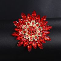 Estilo Coreano Flor Aleación Enchapado Diamantes De Imitación Mujeres Broches sku image 30