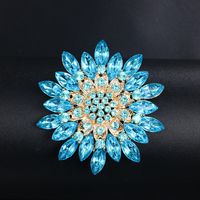Estilo Coreano Flor Aleación Enchapado Diamantes De Imitación Mujeres Broches sku image 33