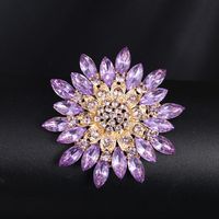 Estilo Coreano Flor Aleación Enchapado Diamantes De Imitación Mujeres Broches sku image 34