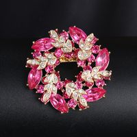 Estilo Coreano Flor Aleación Enchapado Diamantes De Imitación Mujeres Broches sku image 22
