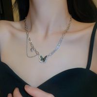 Fashion Star Titanium Steel Plating Opal Necklace 1 Piece sku image 22