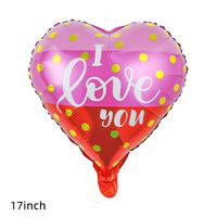 Valentine's Day Heart Shape Aluminum Film Date Balloons sku image 11