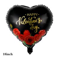 Valentine's Day Heart Shape Aluminum Film Date Balloons sku image 7