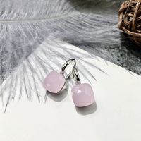 1 Pair Vacation Square Plating Inlay Copper Artificial Crystal Earrings sku image 78
