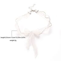 1 Piece Fashion Lace Cloth Handmade Artificial Pearls Women's Necklace main image 3