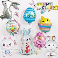 Easter Rabbit Animal Aluminum Film Party Balloons 1 Piece main image 2