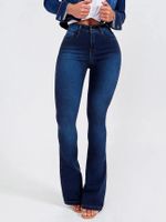 Women's Daily Fashion Solid Color Full Length Jeans main image 5