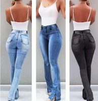 Women's Daily Fashion Solid Color Full Length Washed Jeans main image 6