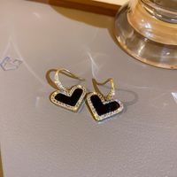 Sweet Geometric Butterfly Bow Knot Imitation Pearl Alloy Inlay Rhinestones Women's Earrings 1 Pair sku image 291