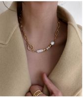 1 Stück Elegant Geometrisch Perle Metall Frau Halskette main image 5