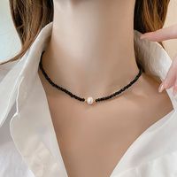 1 Piece Fashion Round Imitation Pearl Pearl Plating Women's Necklace main image 5