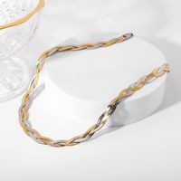 Wholesale Fashion Twist Titanium Steel Plating Bracelets Necklace main image 6