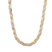 Wholesale Fashion Twist Titanium Steel Plating Bracelets Necklace main image 5