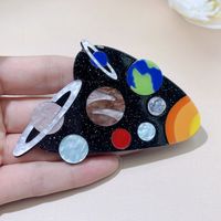 Simple Style Printing Arylic Patchwork Unisex Brooches main image 2