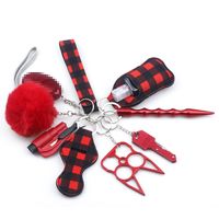 1 Set Fashion Solid Color Metal Keychain sku image 17