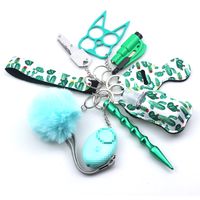 1 Set Fashion Solid Color Metal Keychain sku image 12