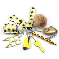 1 Set Fashion Solid Color Metal Keychain sku image 27