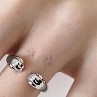Cartoon Style Animal Copper Plating Open Ring 1 Piece main image 5