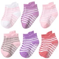 Children Unisex Cute Round Dots Solid Color Cotton Jacquard Ankle Socks One Pair sku image 6