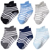 Children Unisex Cute Round Dots Solid Color Cotton Jacquard Ankle Socks One Pair sku image 14