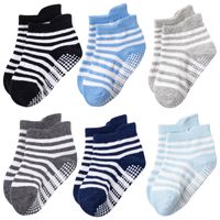 Children Unisex Cute Round Dots Solid Color Cotton Jacquard Ankle Socks One Pair sku image 15