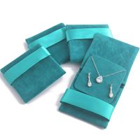 Retro Solid Color Flannel Jewelry Packaging Bags main image 5
