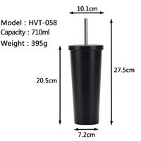 Fashion Solid Color Stainless Steel Water Bottles main image 4