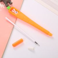 Creative Carrot Gel Pen Cartoon Rabbit Fountain Pen Cute Stationery Office Supplies Roller Pen main image 5