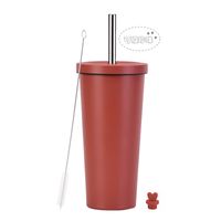 Fashion Solid Color Stainless Steel Water Bottles sku image 5