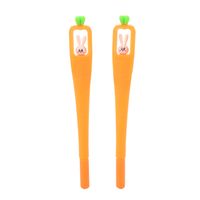 Creative Carrot Gel Pen Cartoon Rabbit Fountain Pen Cute Stationery Office Supplies Roller Pen main image 2