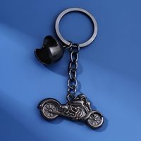 Simple Style Motorcycle Alloy Patchwork Keychain sku image 1