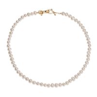 Simple Style Round Pearl Beaded Necklace 1 Piece main image 5