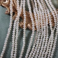 Mode Einfarbig Natürliche Süßwasser Perlen Perlen Halskette 1 Stück main image 5