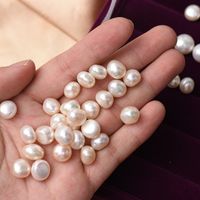 Mode Einfarbig Natürliche Süßwasser Perlen Schmuckzubehör 1 Stück sku image 1