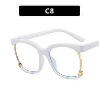 Moda Color Sólido Ordenador Personal Cuadrado Fotograma Completo Gafas Ópticas sku image 8